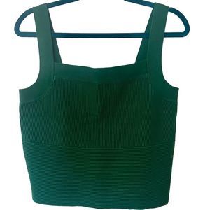 Abercrombie Ottoman Square Neck Tank - Green XL